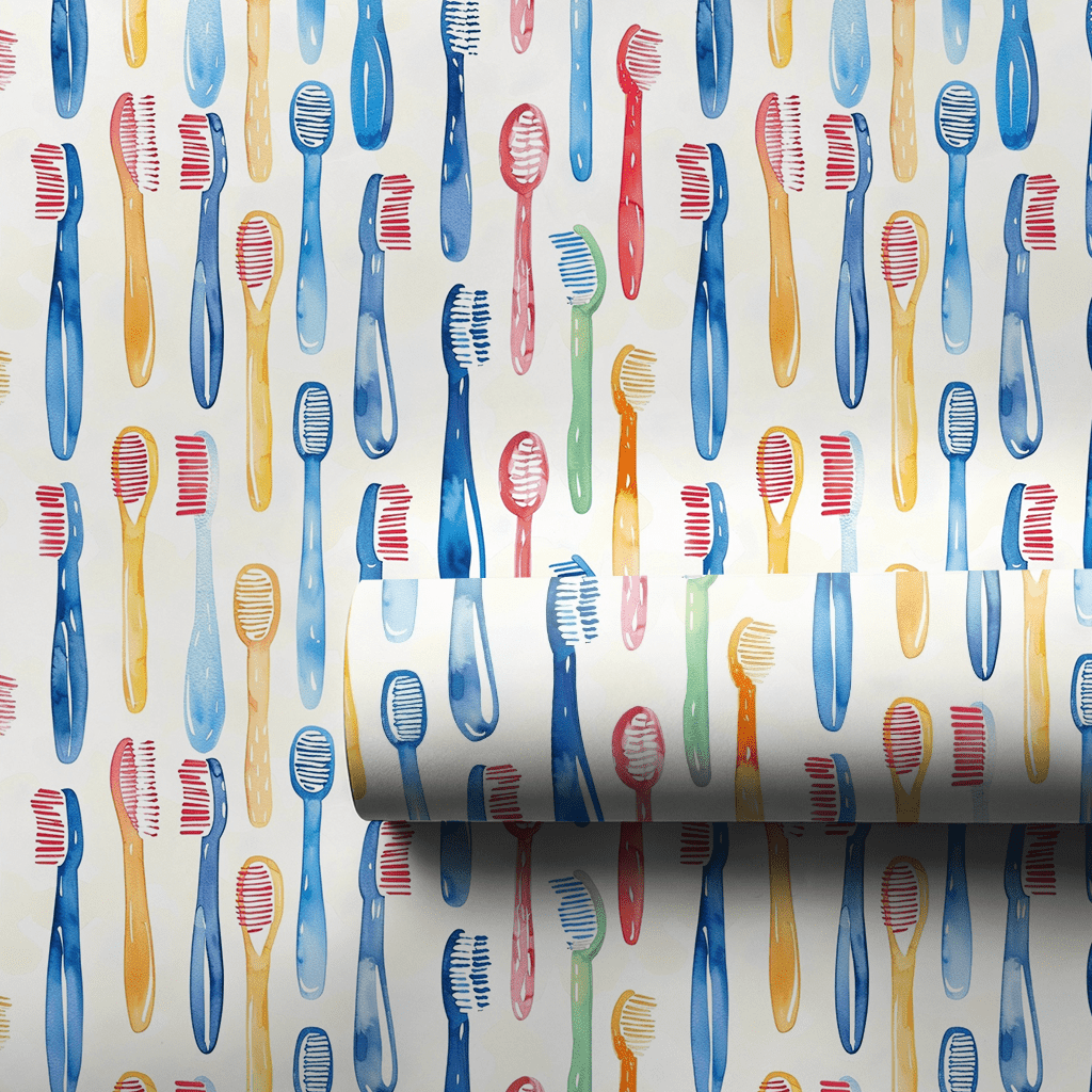 Plaque Attack - Wrapping Paper - Aspen & Arlo