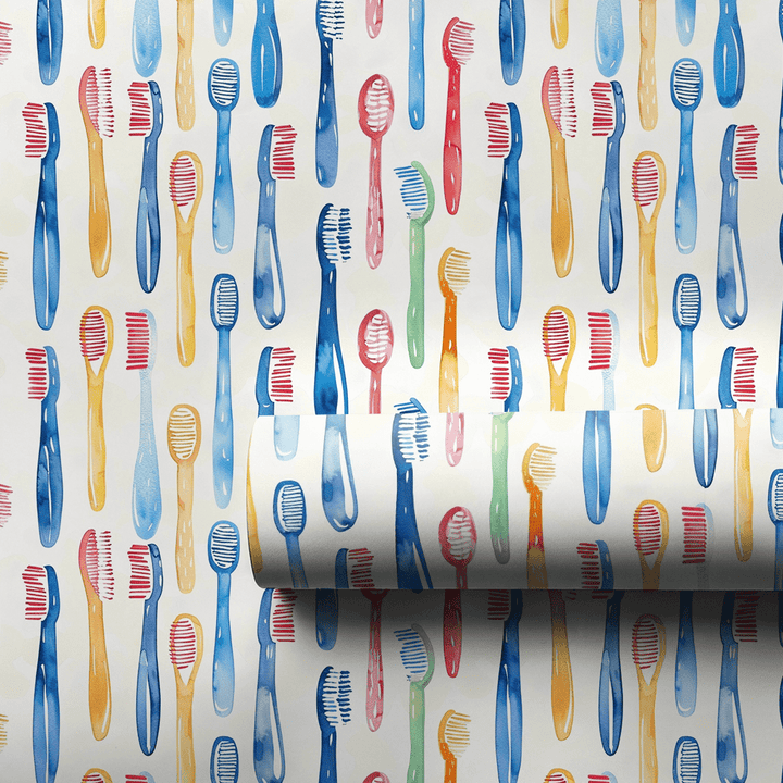 Plaque Attack - Wrapping Paper - Aspen & Arlo