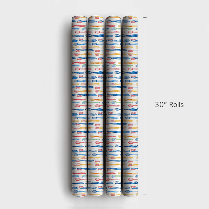 Plaque Attack - Wrapping Paper - Aspen & Arlo