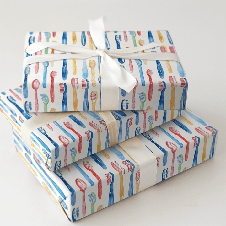 Plaque Attack - Wrapping Paper - Aspen & Arlo