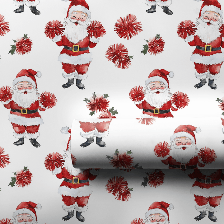 Rally Claus - Wrapping Paper - Aspen & Arlo