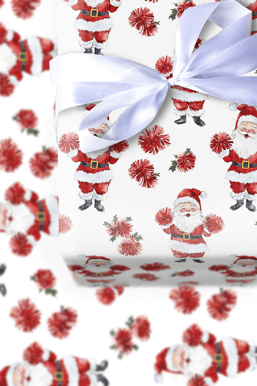Rally Claus - Wrapping Paper - Aspen & Arlo