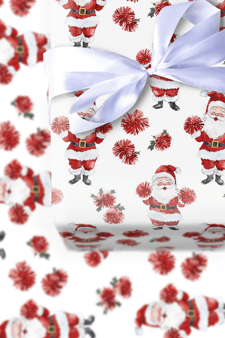 Rally Claus - Wrapping Paper - Aspen & Arlo
