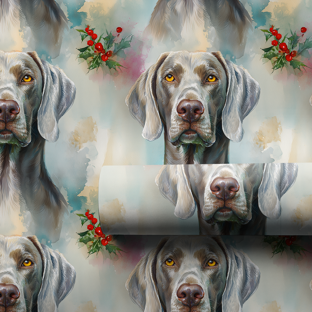Watercolor Weimaraner