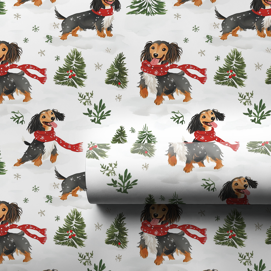 Snow Day for Dachshunds - 1 Roll