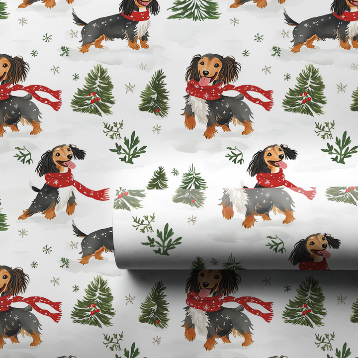 Snow Day for Dachshunds - 1 Roll