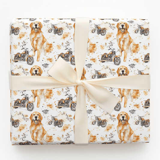 Tail Whip Fetch - Wrapping Paper - Aspen &amp; Arlo