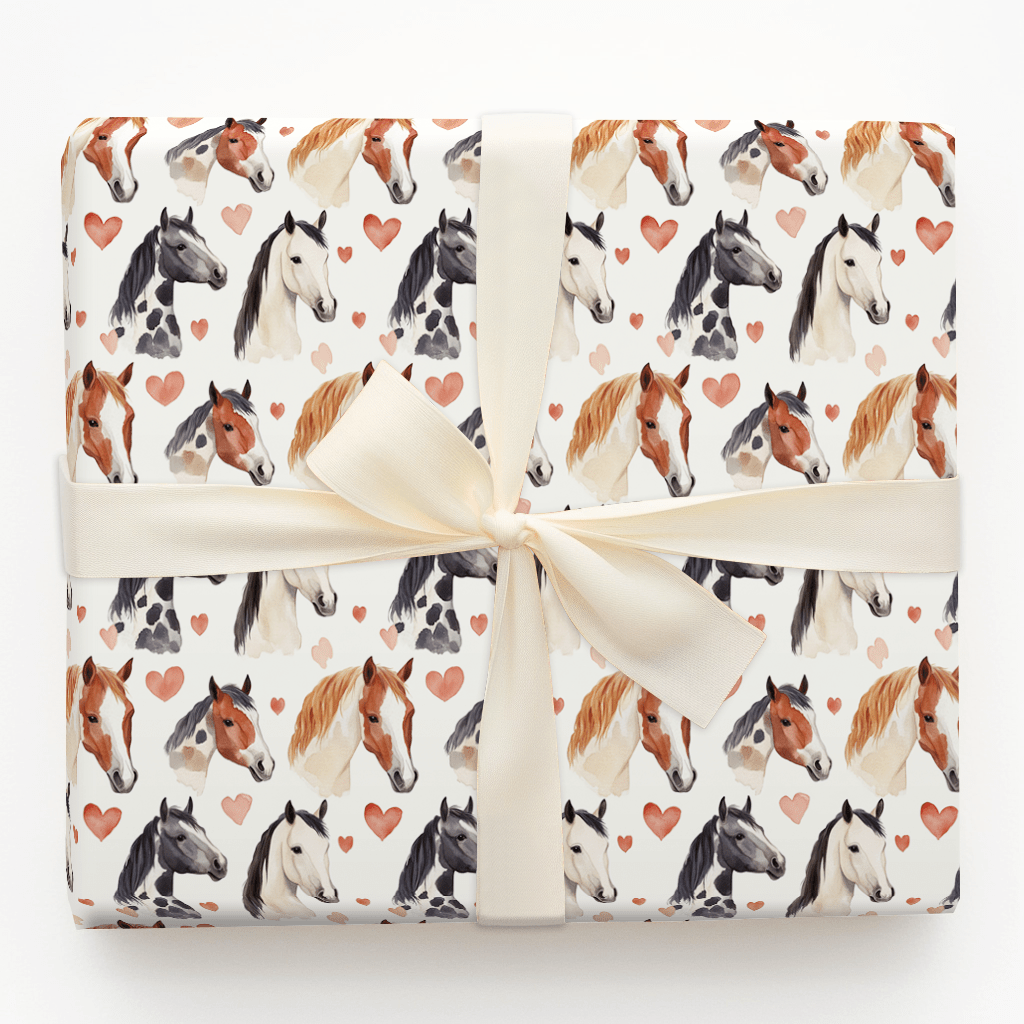 American Paint Valentine - Wrapping Paper - Aspen & Arlo