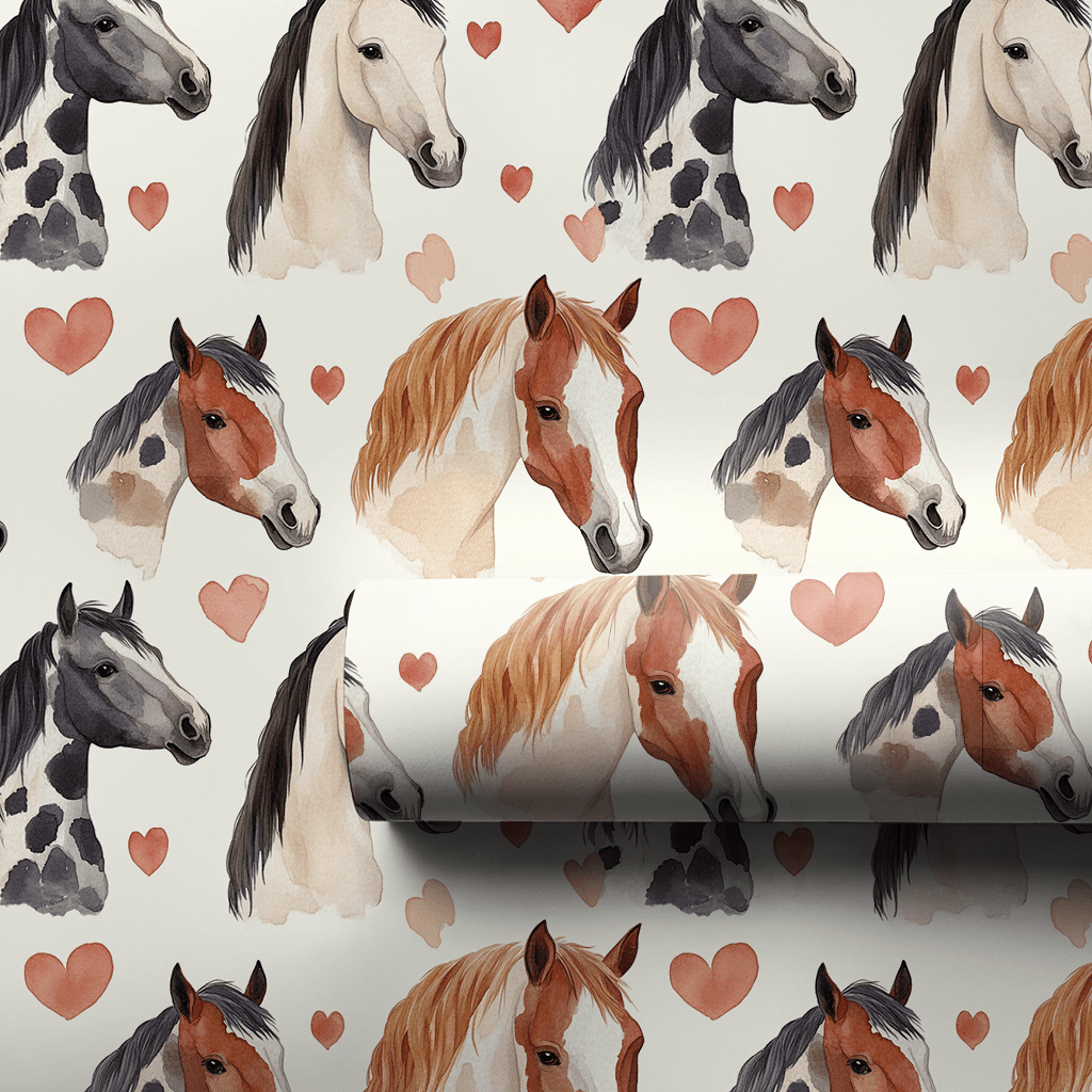 American Paint Valentine - Wrapping Paper - Aspen & Arlo