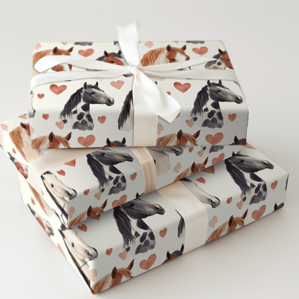 American Paint Valentine - Wrapping Paper - Aspen & Arlo