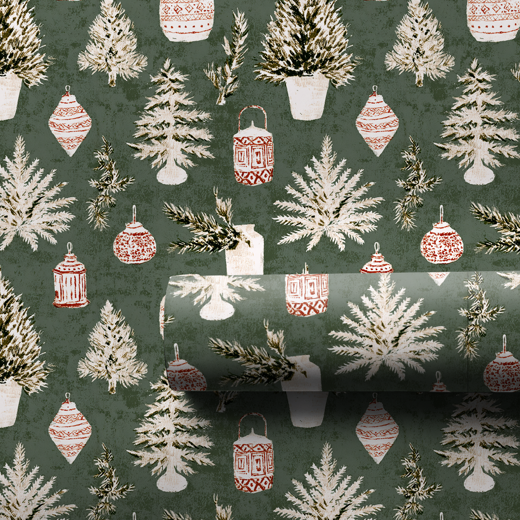 Frosted Jar and Fir (1)