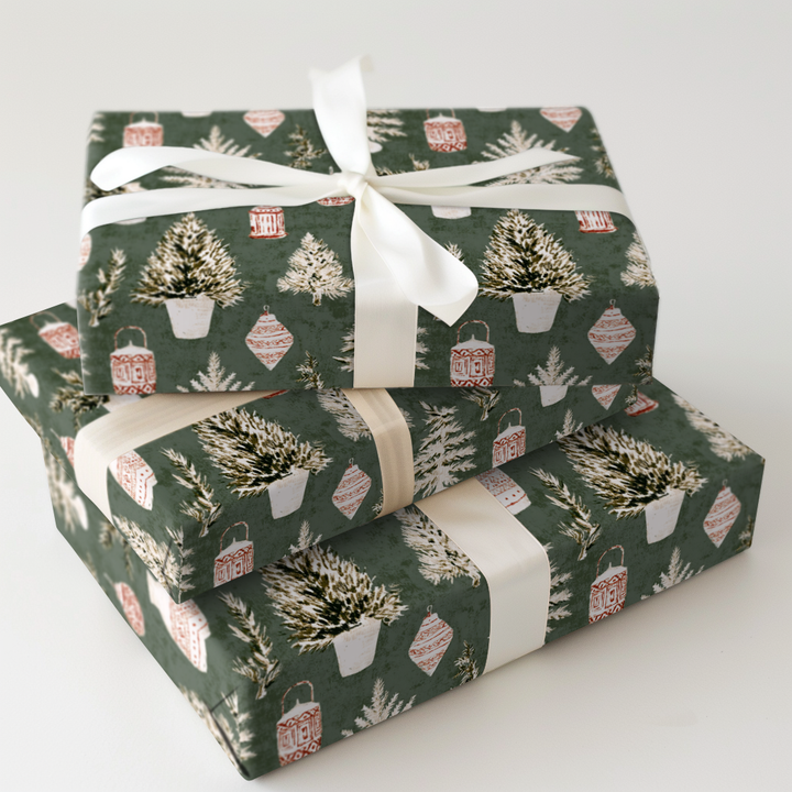 Frosted Jar and Fir (1)