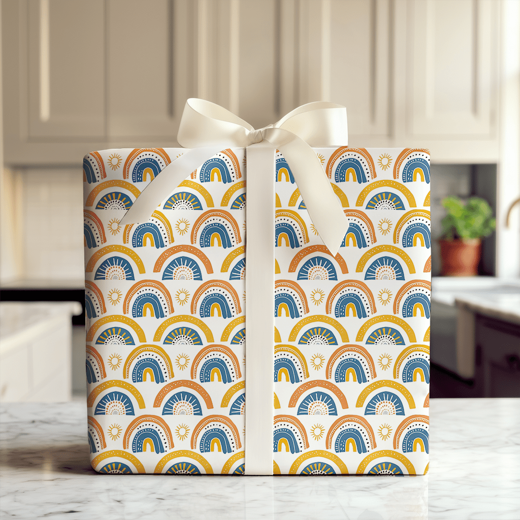 Rainbow Splash - Wrapping Paper - Aspen & Arlo