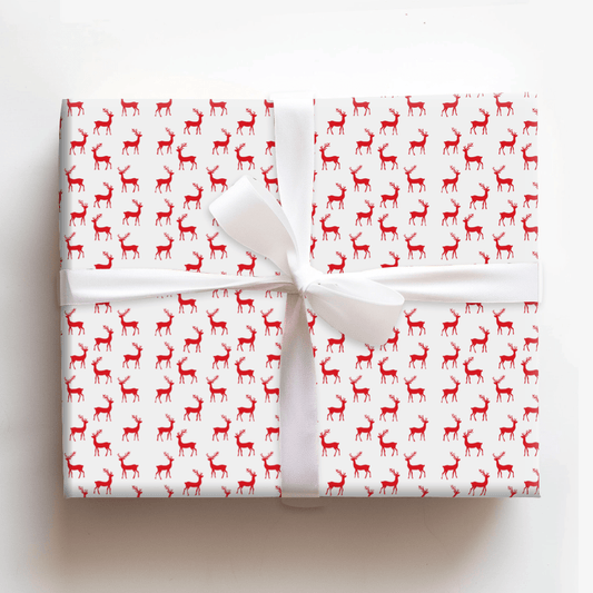 Deer - a - doodle - Wrapping Paper - Aspen & Arlo