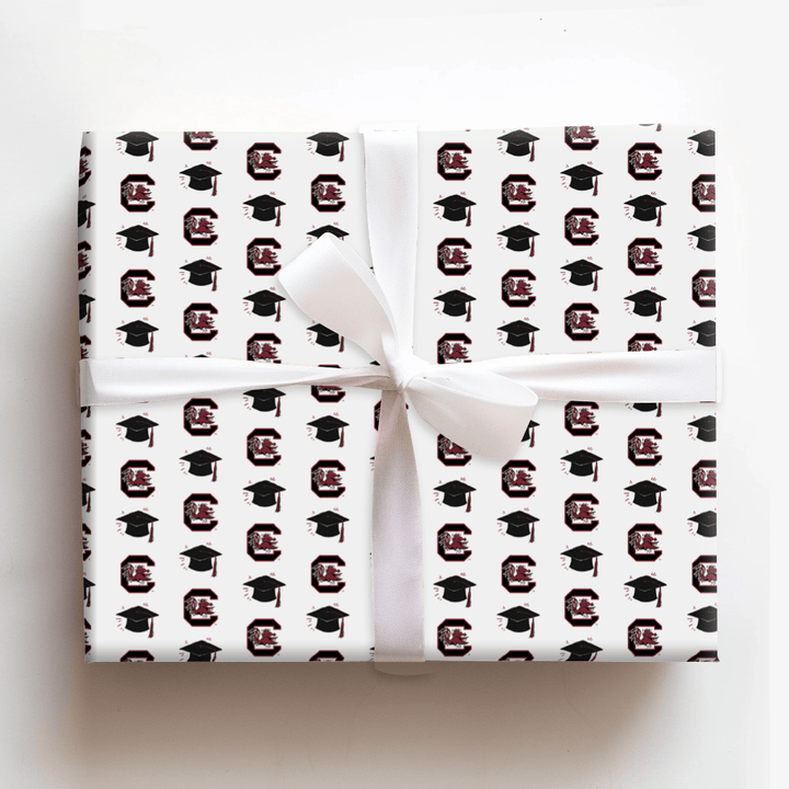 Hats off to the SC Grad - Wrapping Paper - Aspen & Arlo