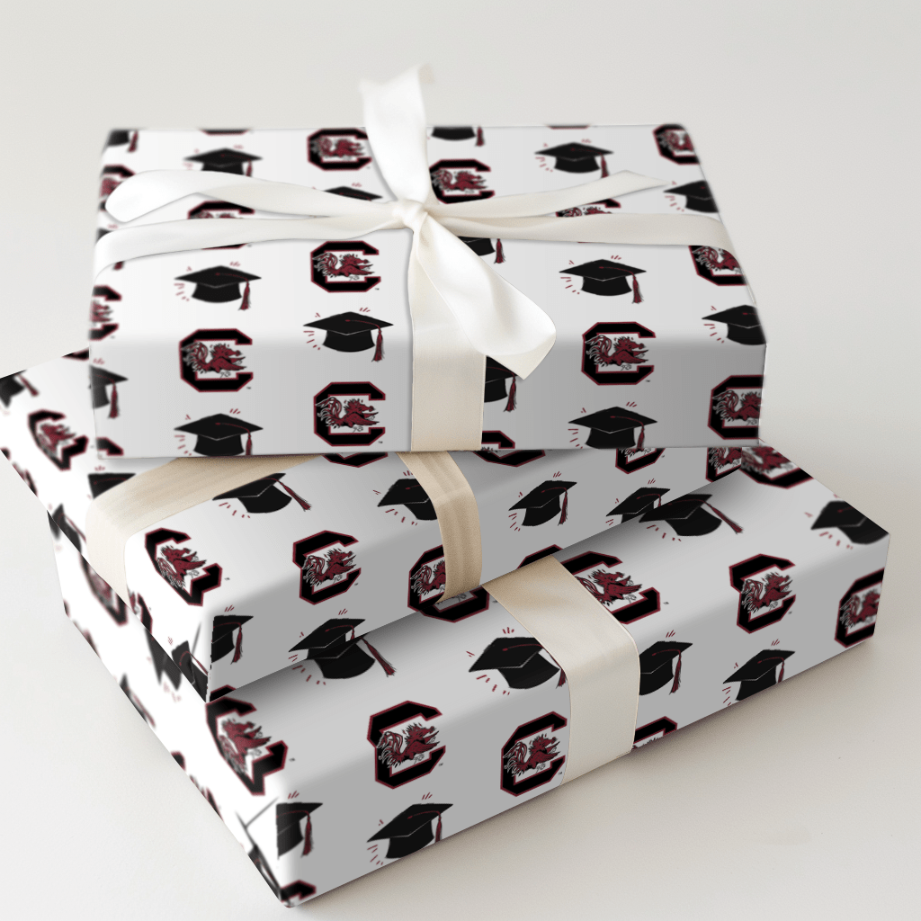 Hats off to the SC Grad - Wrapping Paper - Aspen & Arlo