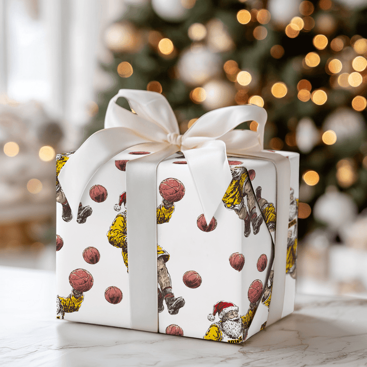 Black & Gold Jingle Jam - Wrapping Paper - Aspen & Arlo