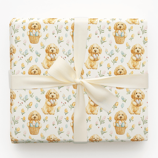 Golden Basket Buddy - Wrapping Paper - Aspen & Arlo