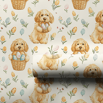 Golden Basket Buddy - Wrapping Paper - Aspen & Arlo