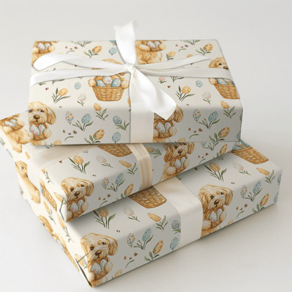 Golden Basket Buddy - Wrapping Paper - Aspen & Arlo