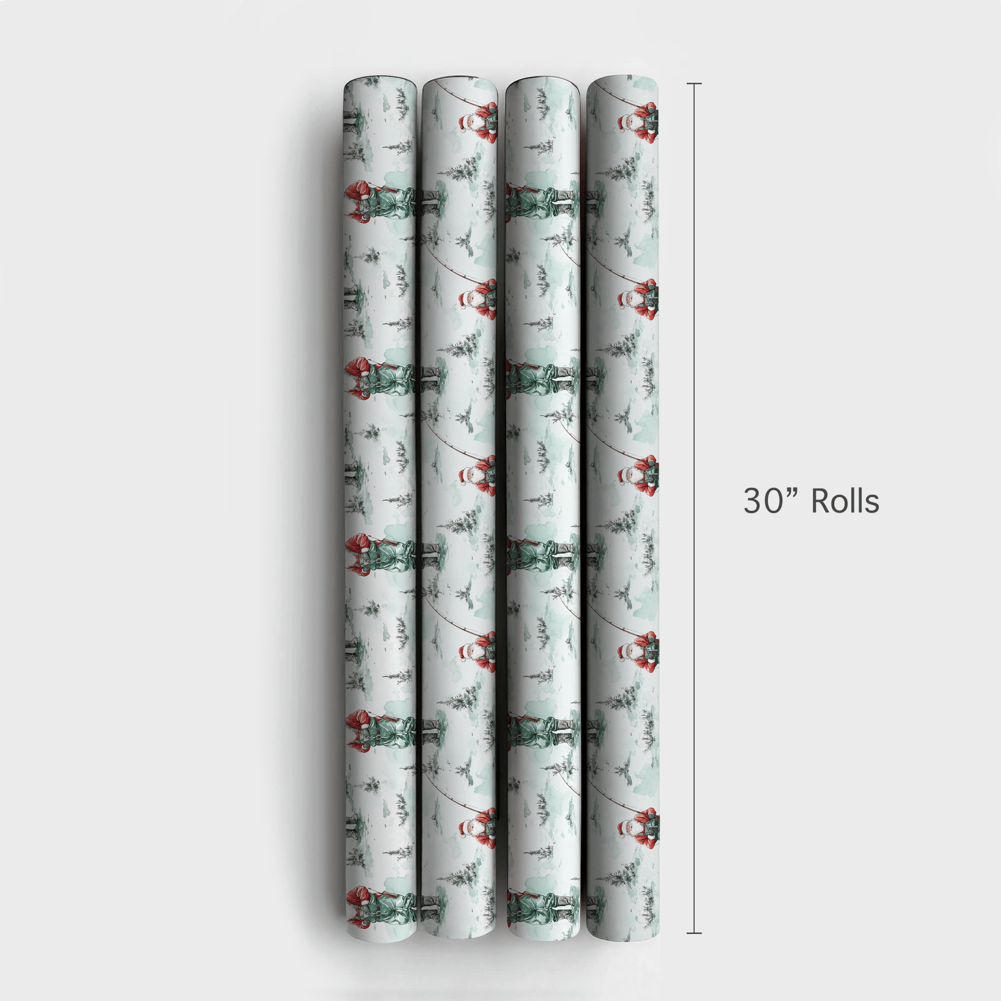 Wading Claus - Wrapping Paper - Aspen & Arlo