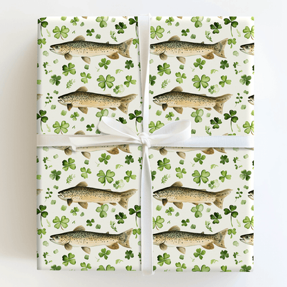 Lucky Trout - Wrapping Paper - Aspen & Arlo