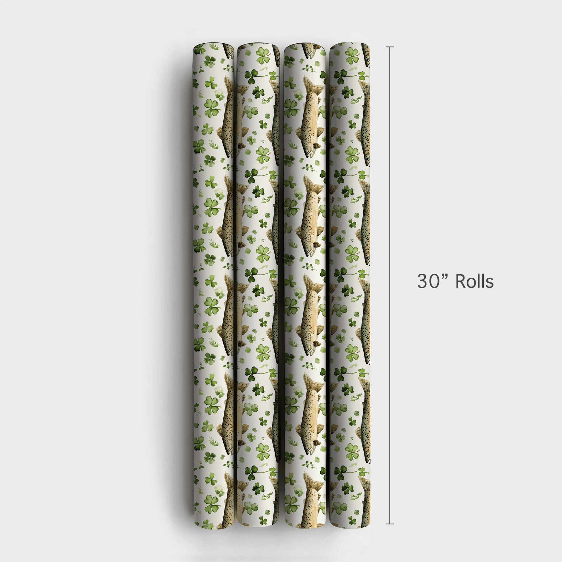 Lucky Trout - Wrapping Paper - Aspen & Arlo