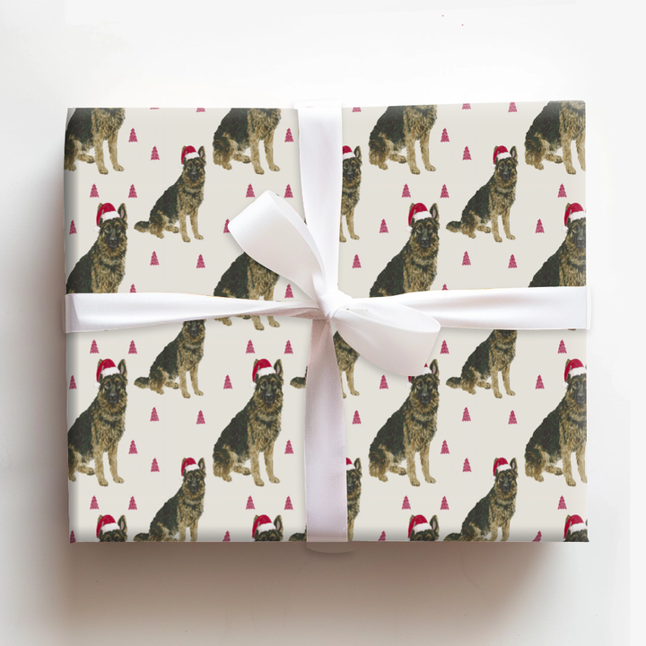 Sable German Shepherd Santa