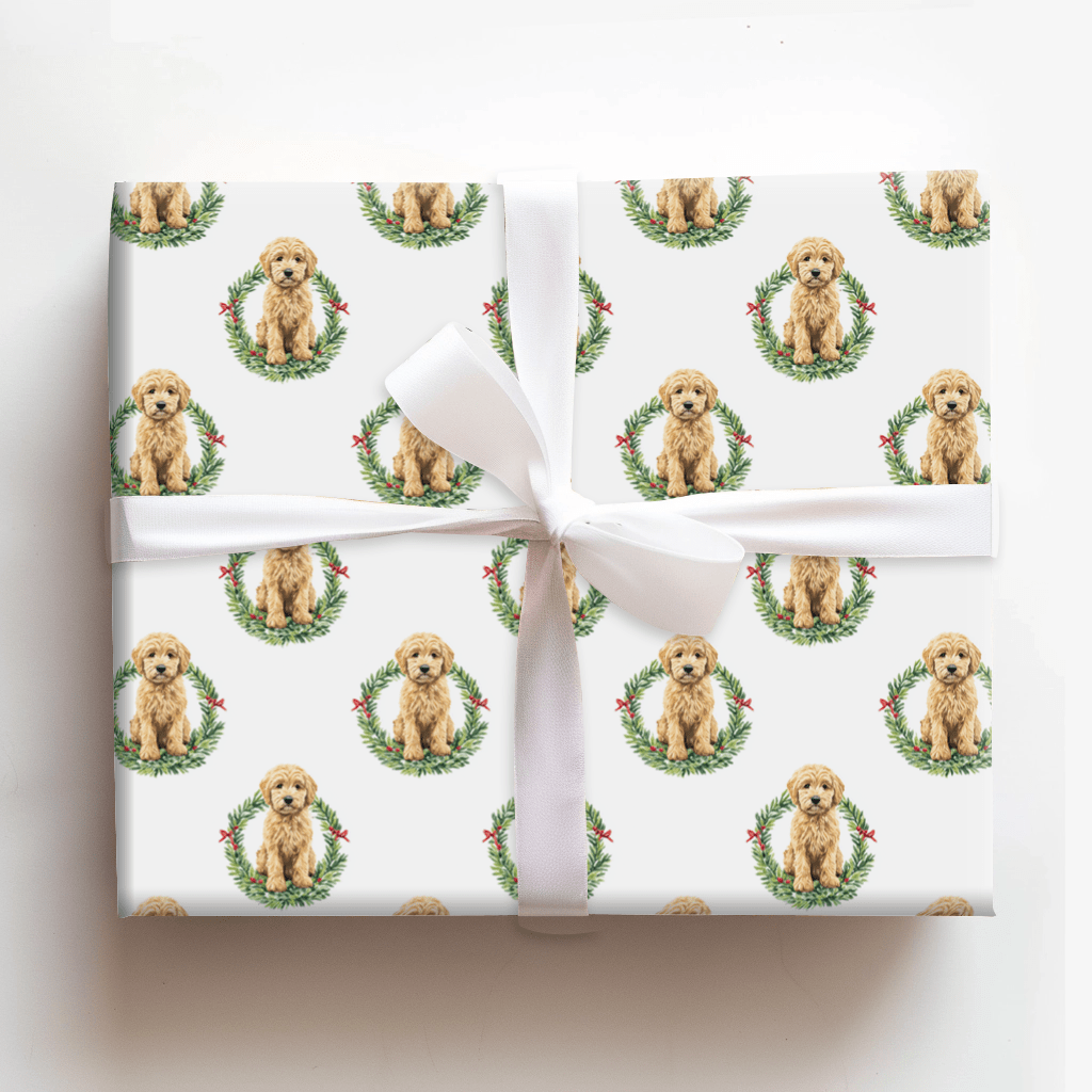 Golden Sleigh Days - Wrapping Paper - Aspen & Arlo