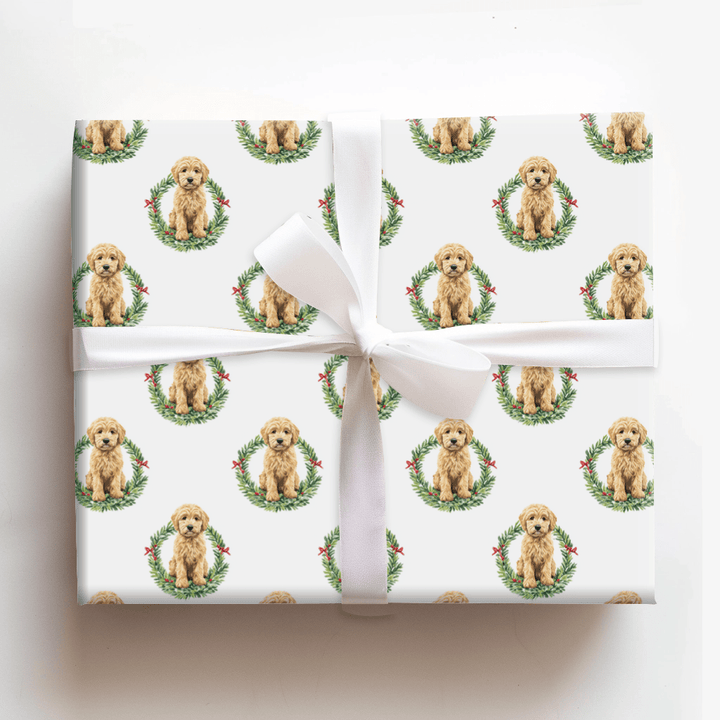 Golden Sleigh Days - Wrapping Paper - Aspen & Arlo