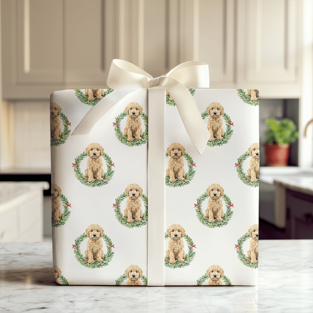 Golden Sleigh Days - Wrapping Paper - Aspen & Arlo