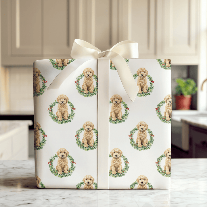 Golden Sleigh Days - Wrapping Paper - Aspen & Arlo