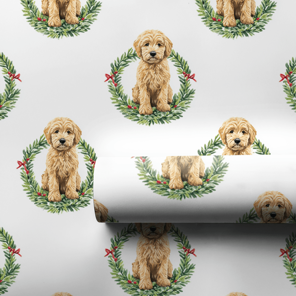 Golden Sleigh Days - Wrapping Paper - Aspen & Arlo
