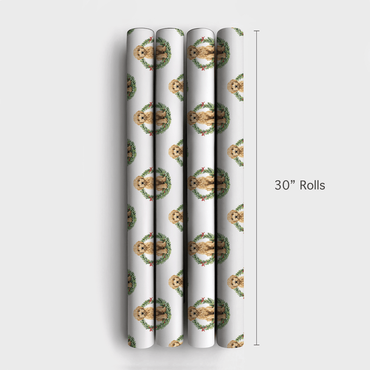 Golden Sleigh Days - Wrapping Paper - Aspen & Arlo