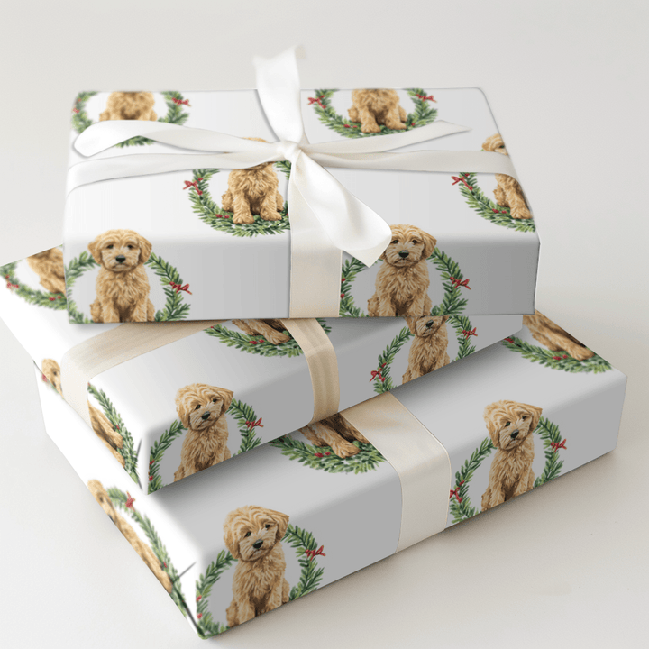 Golden Sleigh Days - Wrapping Paper - Aspen & Arlo