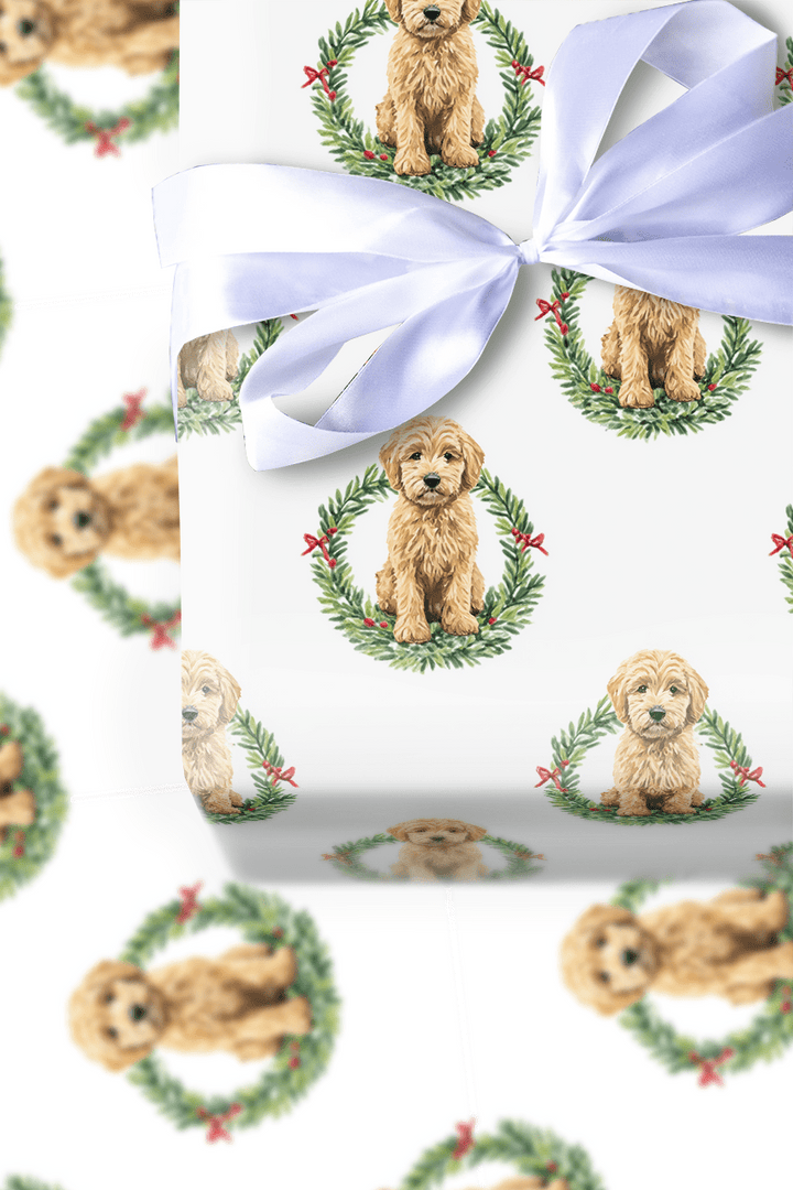 Golden Sleigh Days - Wrapping Paper - Aspen & Arlo