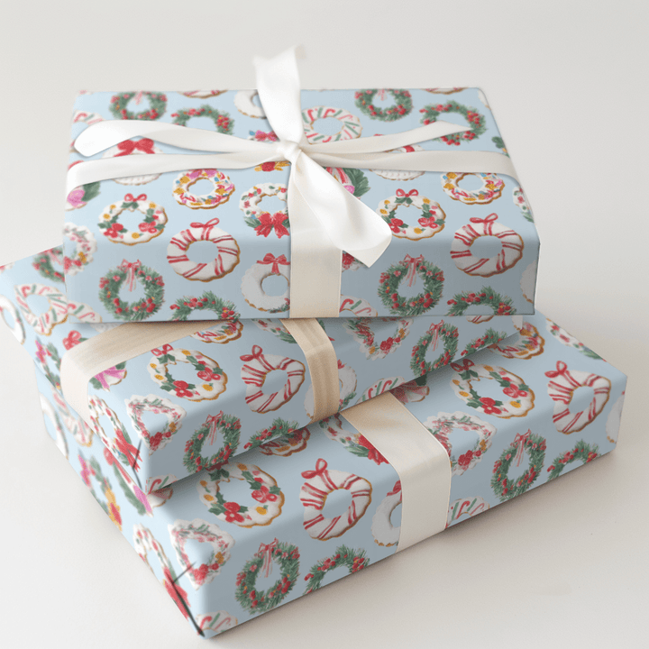 Cookie Wreaths - Wrapping Paper - Aspen & Arlo