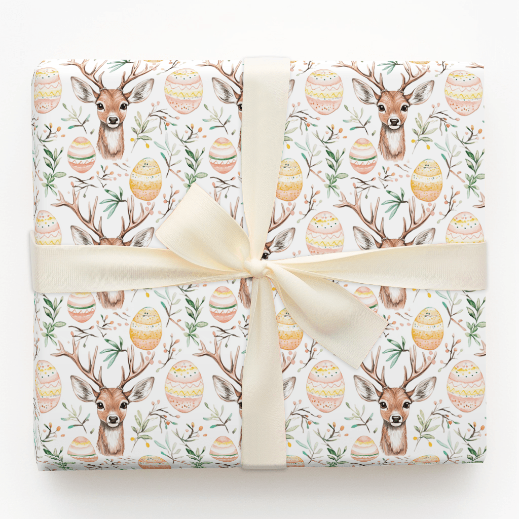 Deerly Easter Eggs - Wrapping Paper - Aspen & Arlo