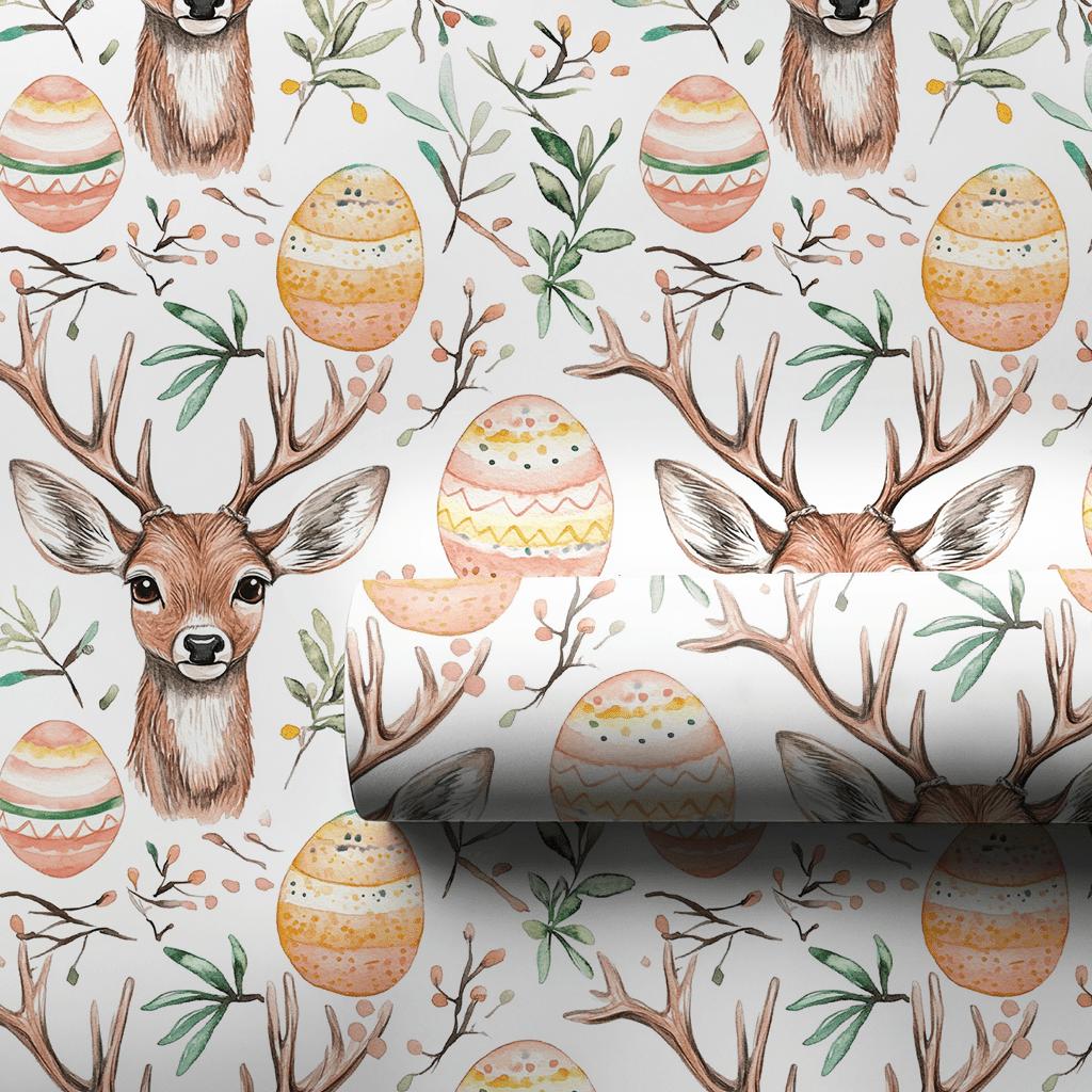 Deerly Easter Eggs - Wrapping Paper - Aspen & Arlo