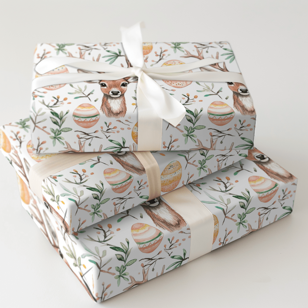Deerly Easter Eggs - Wrapping Paper - Aspen & Arlo