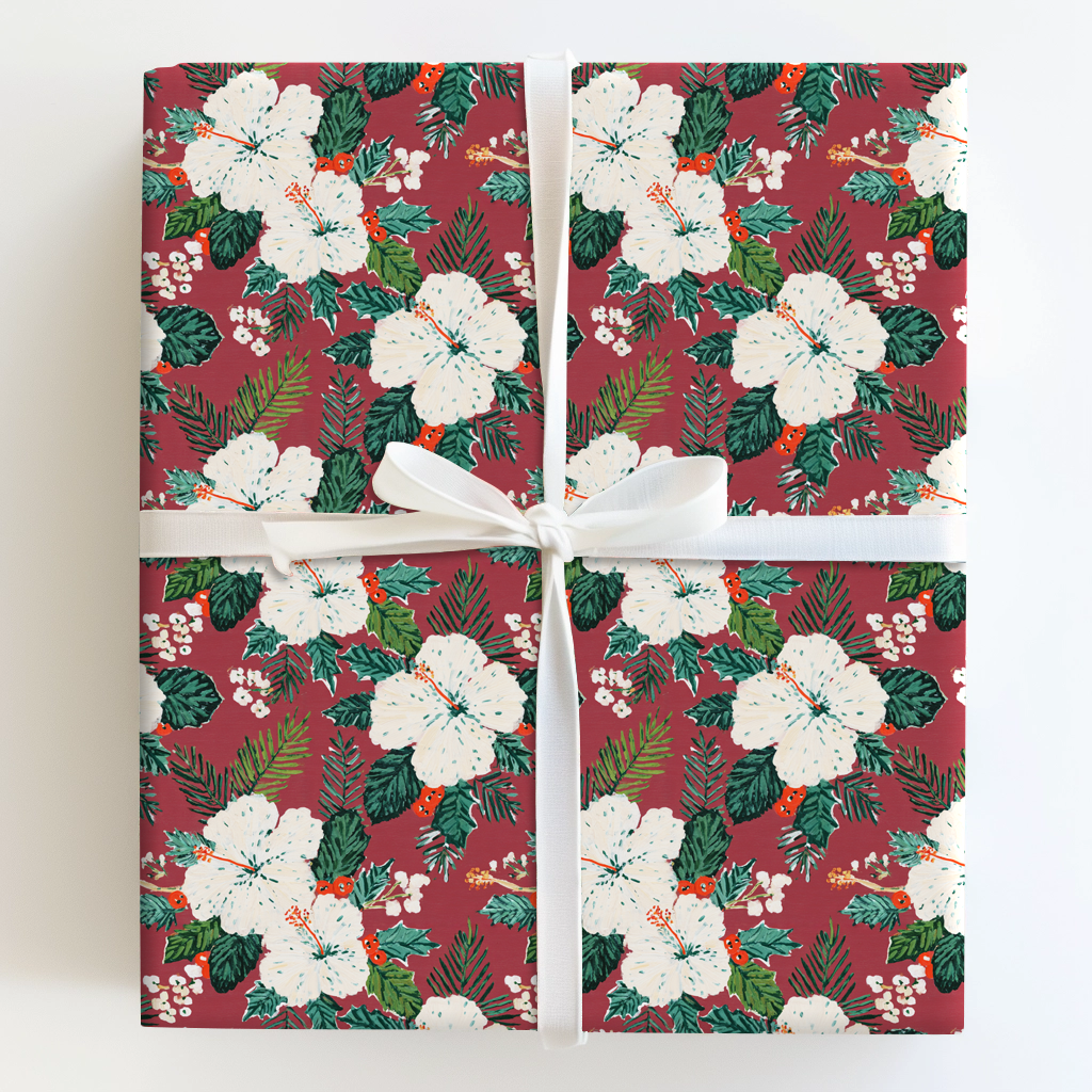 Tropical Hibiscus Toile