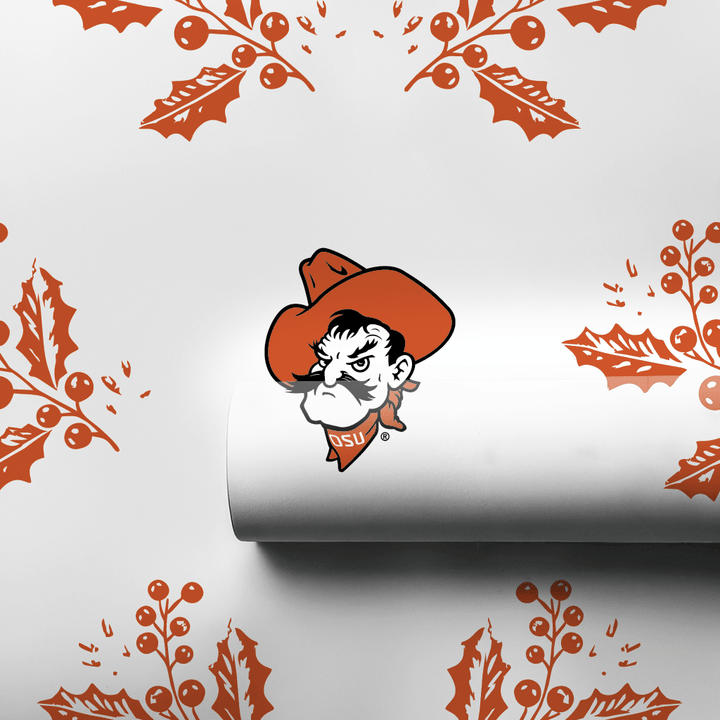 Pistol Pete Holly - Wrapping Paper - Aspen & Arlo