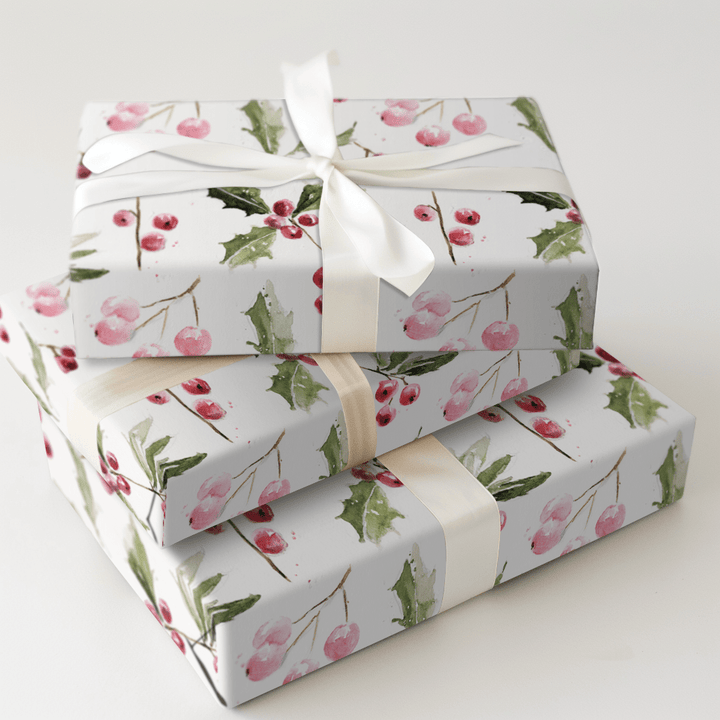Berry Bright - Wrapping Paper - Aspen & Arlo
