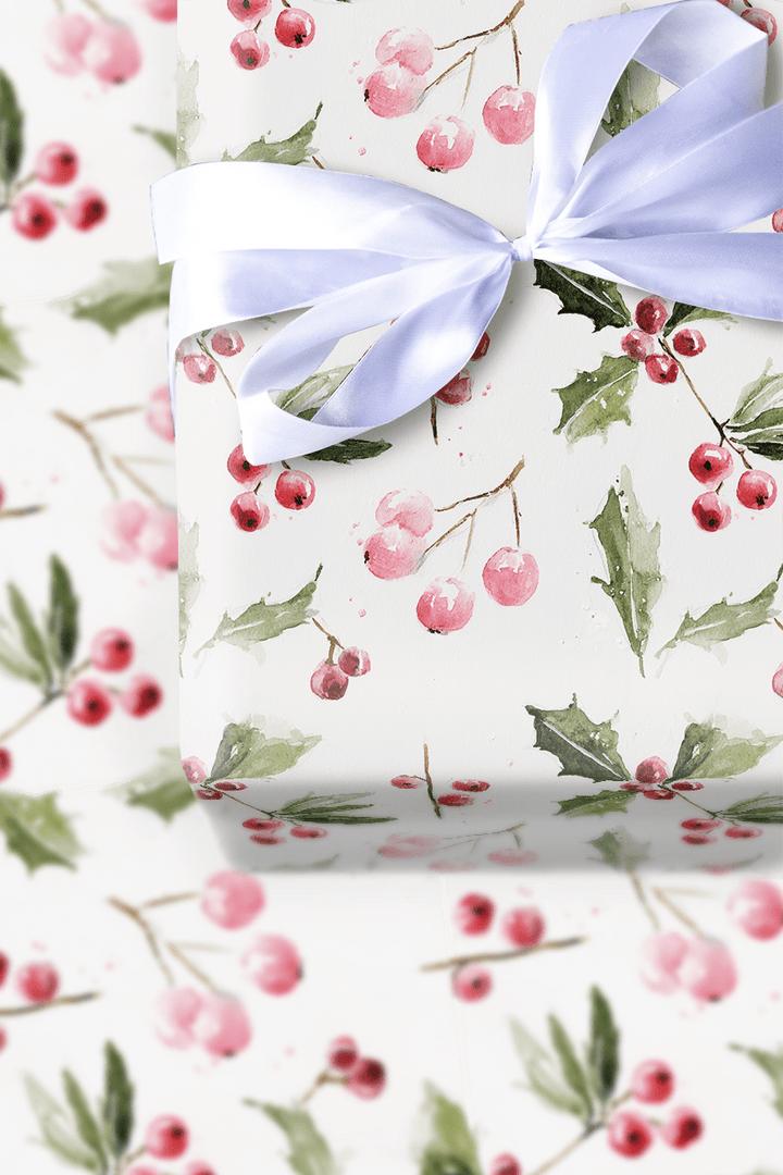 Berry Bright - Wrapping Paper - Aspen & Arlo