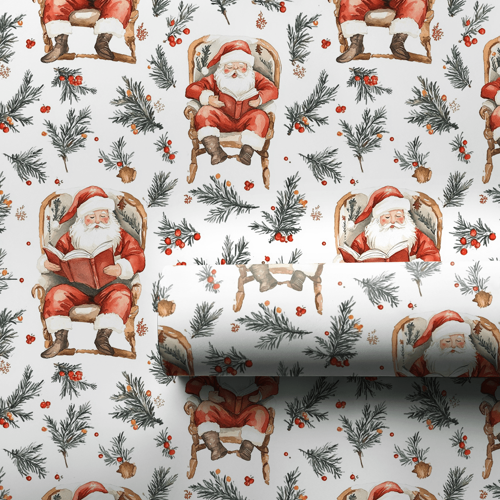 The Chronicles of Claus - Wrapping Paper - Aspen & Arlo