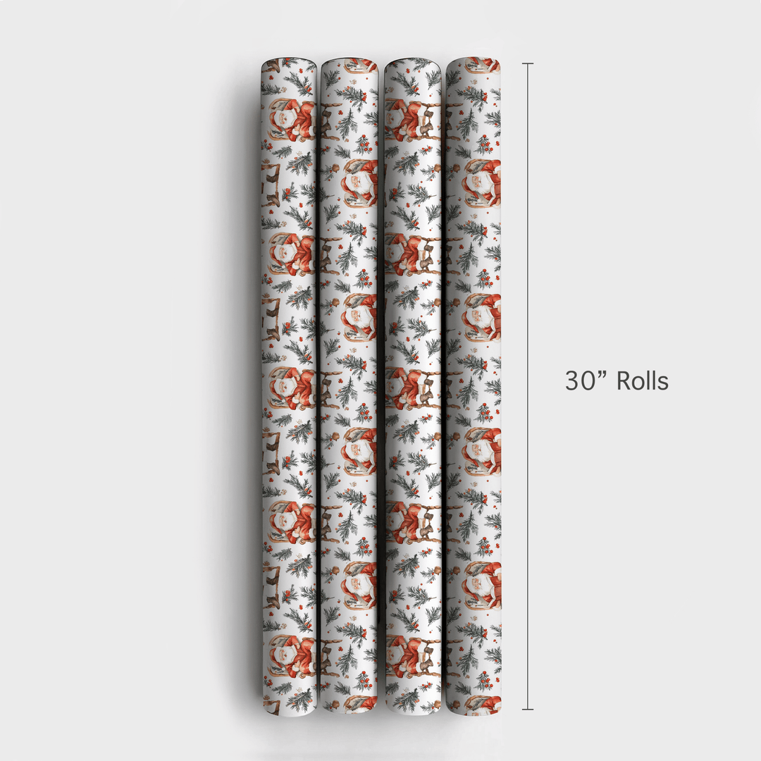 The Chronicles of Claus - Wrapping Paper - Aspen & Arlo