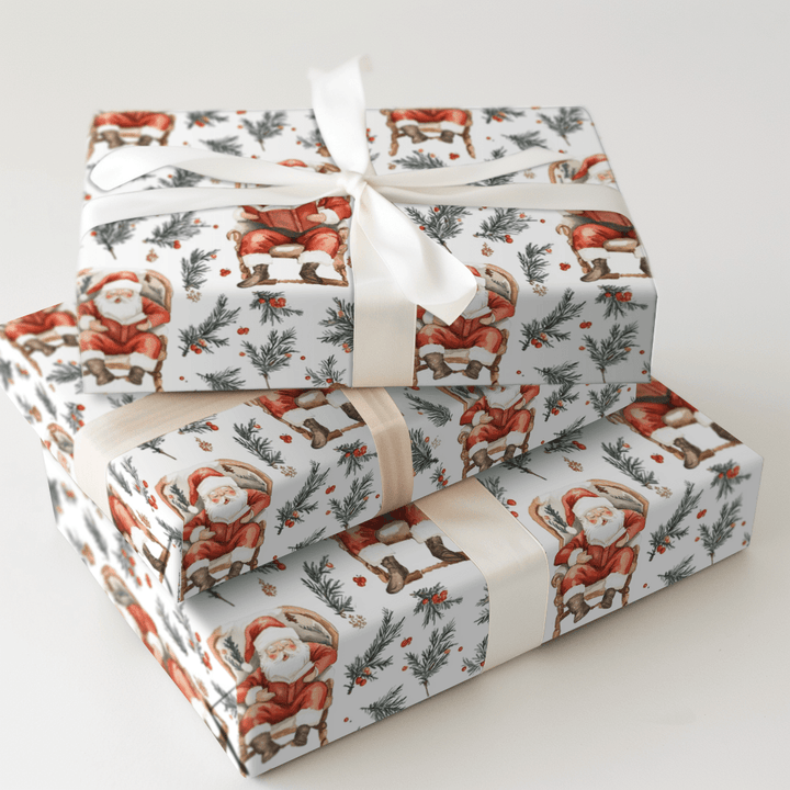 The Chronicles of Claus - Wrapping Paper - Aspen & Arlo