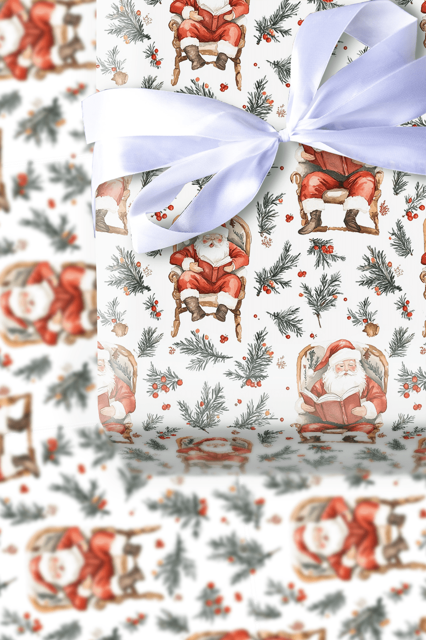 The Chronicles of Claus - Wrapping Paper - Aspen & Arlo