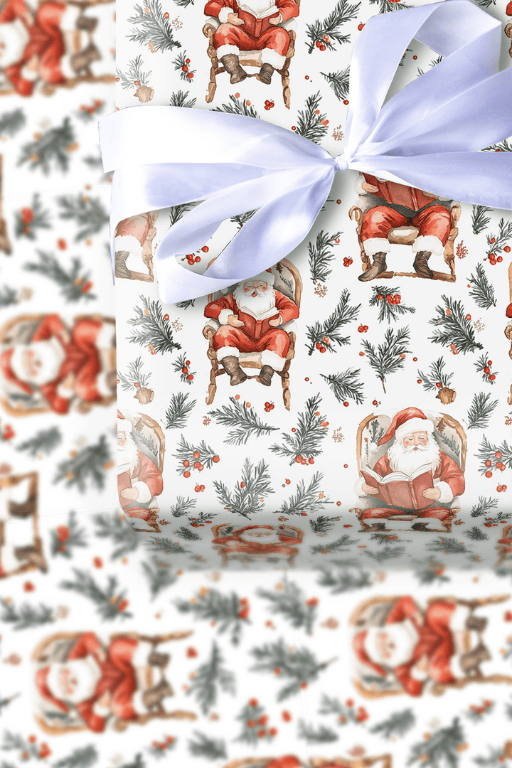 The Chronicles of Claus - Wrapping Paper - Aspen & Arlo