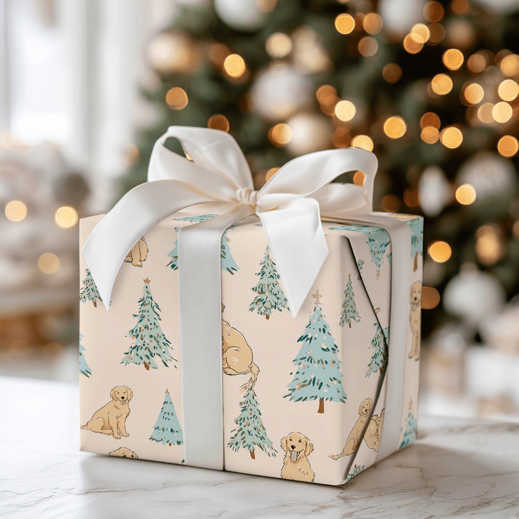 Golden Tidings - Wrapping Paper - Aspen & Arlo